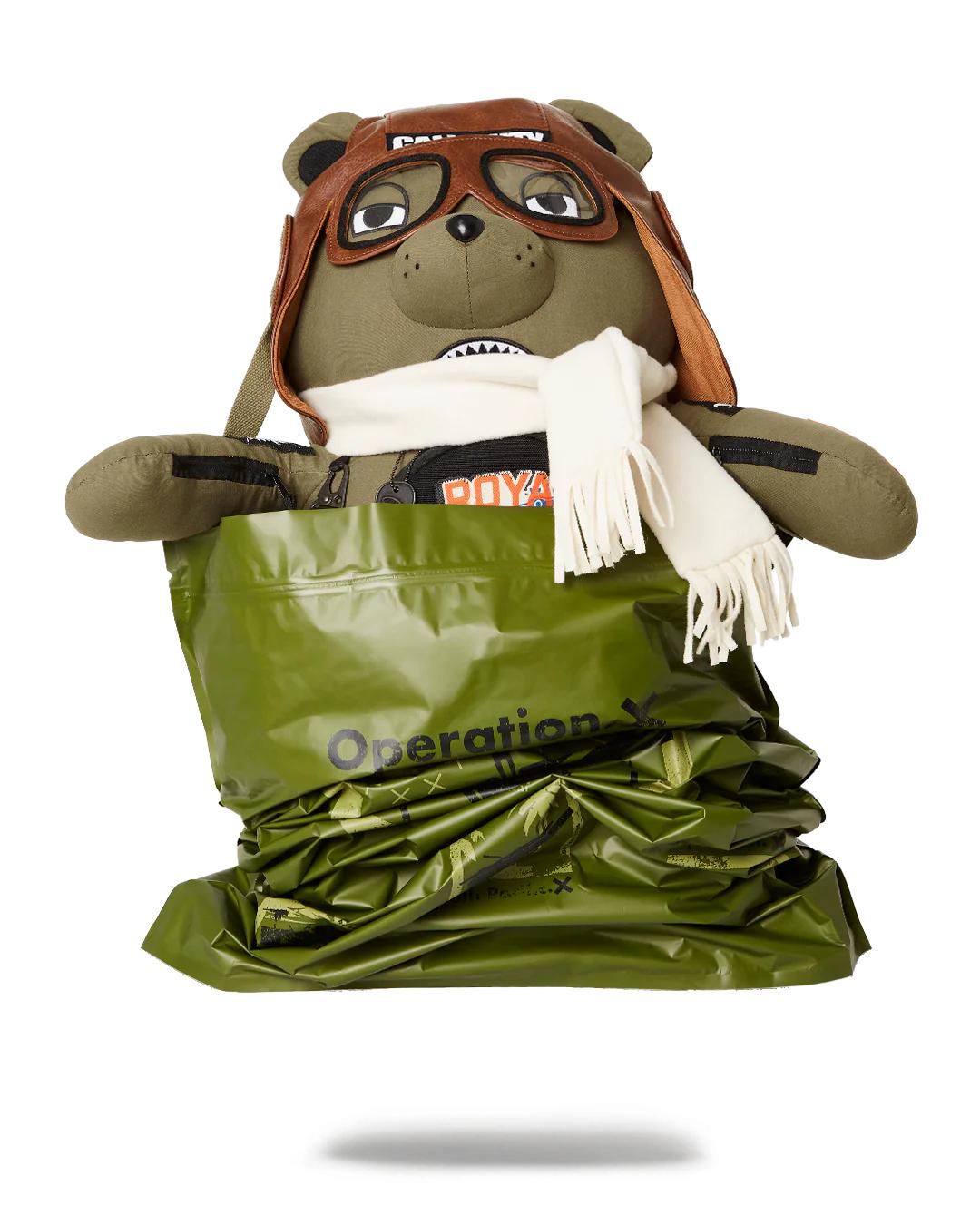 Sprayground CALL OF DUTY AVIATOR FEARLESS MONEYBEAR TEDDYBEAR BACKPACK