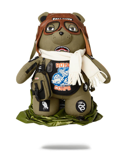 Sprayground CALL OF DUTY AVIATOR FEARLESS MONEYBEAR TEDDYBEAR BACKPACK