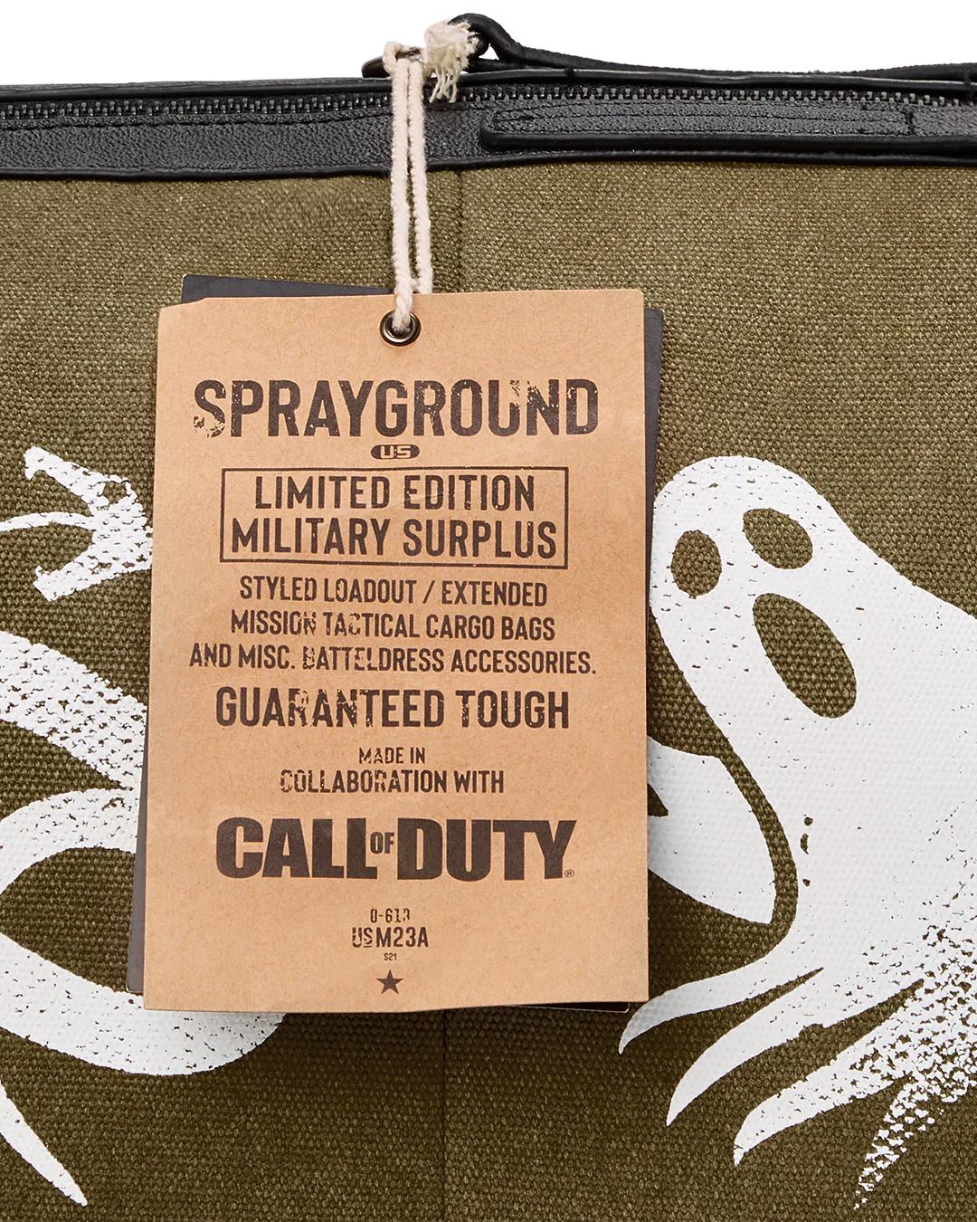 Sprayground CALL OF DUTY SHARK TORPEDO DUFFLE
