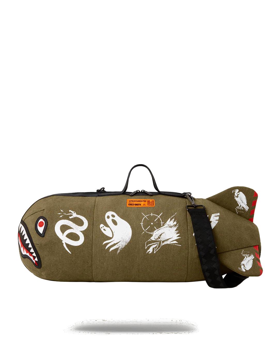 Sprayground CALL OF DUTY SHARK TORPEDO DUFFLE