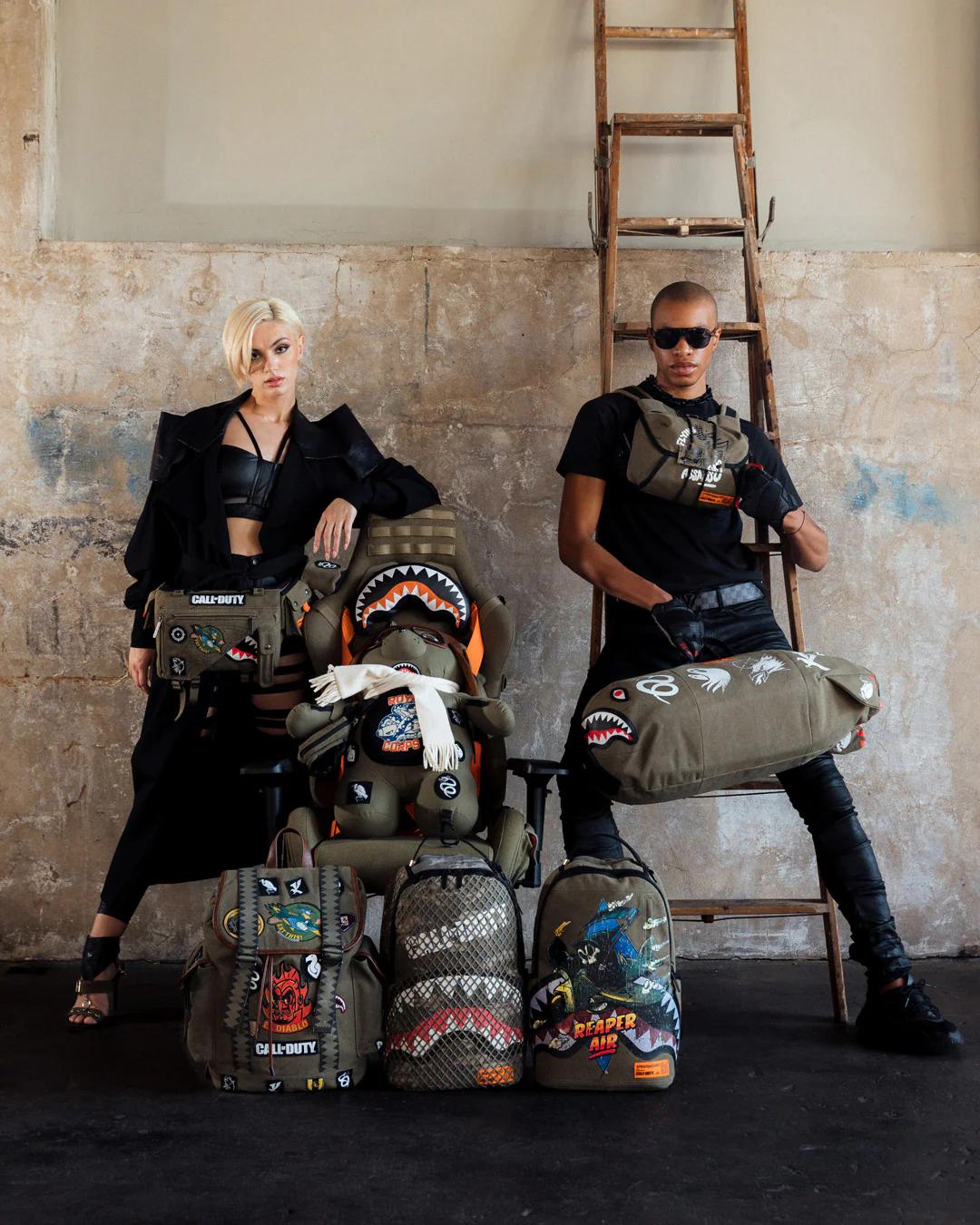 Sprayground CALL OF DUTY SHARK TORPEDO DUFFLE