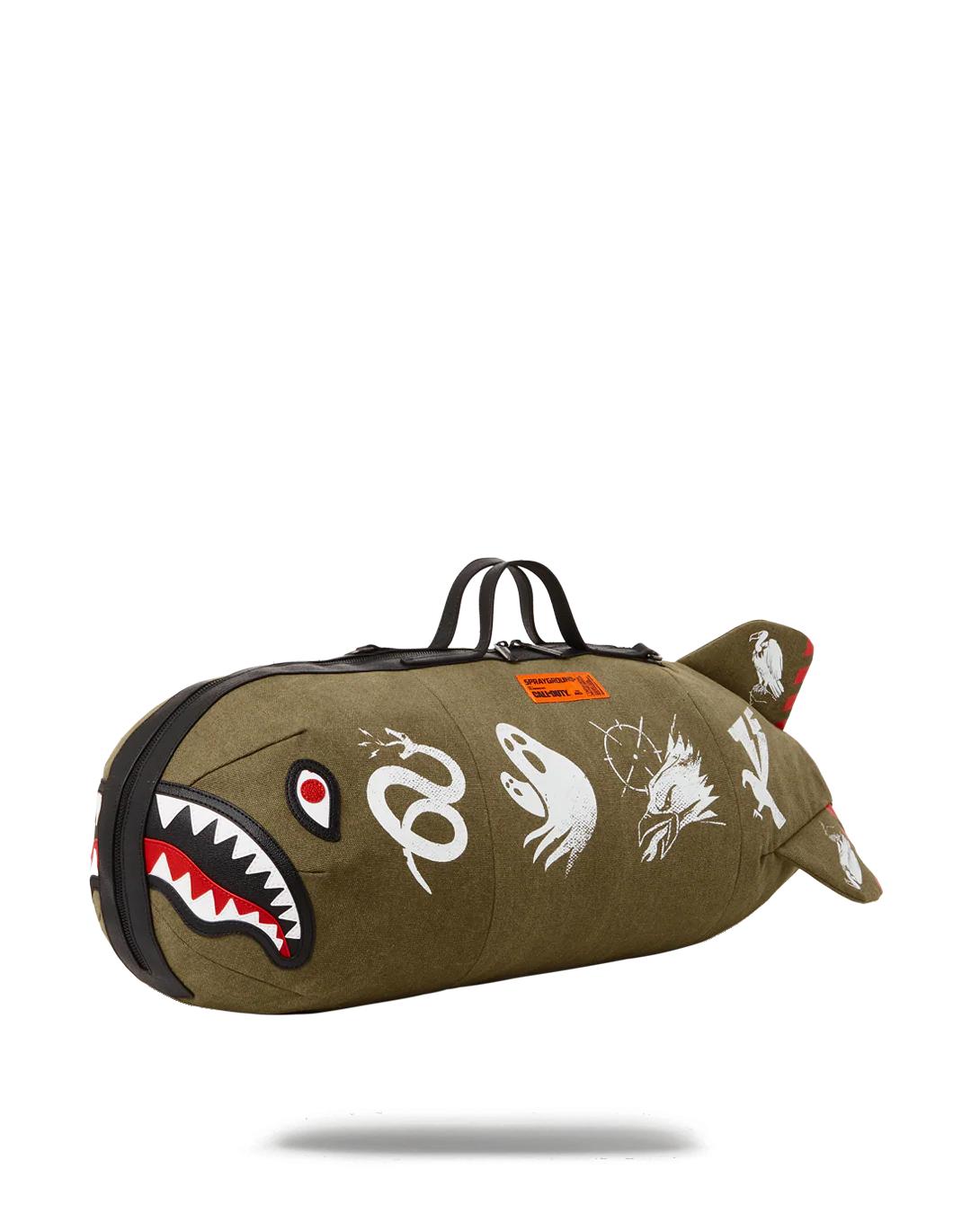 Sprayground CALL OF DUTY SHARK TORPEDO DUFFLE