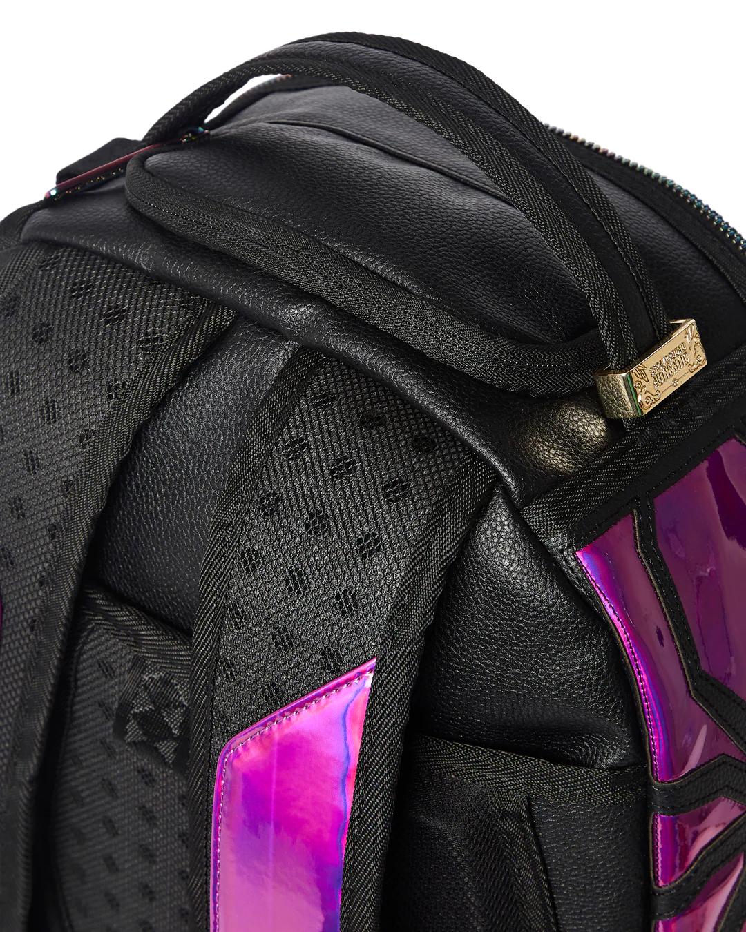 Sprayground CAZZU IRIDESCENT CUT & SEW SPIDER SKULL SHARK BACKPACK (DLXV)