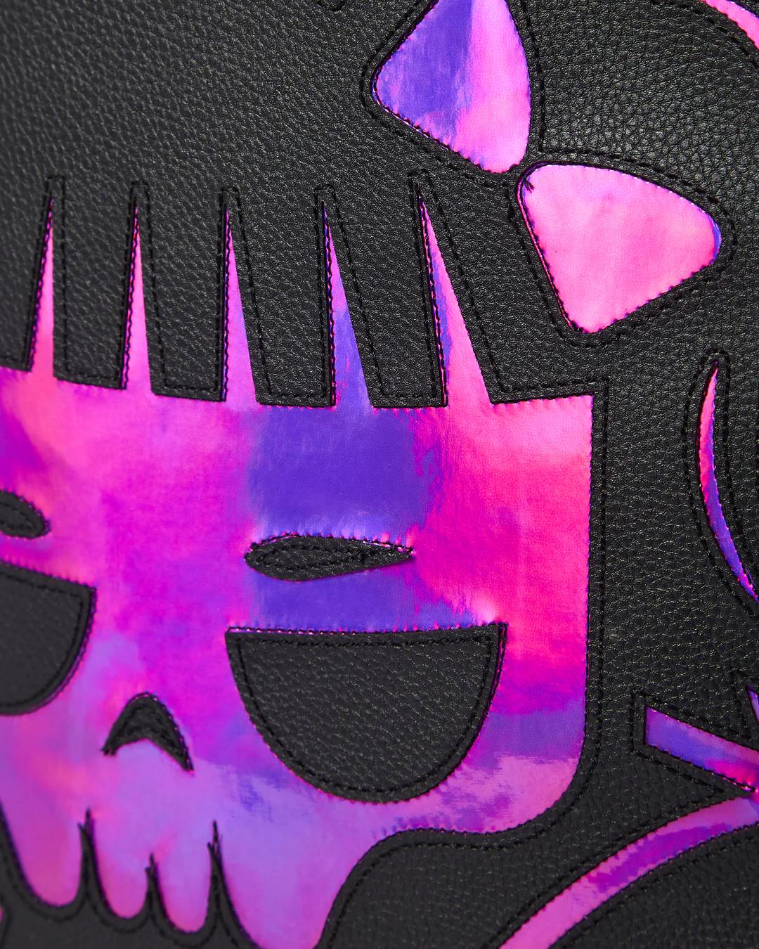 Sprayground CAZZU IRIDESCENT CUT & SEW SPIDER SKULL SHARK BACKPACK (DLXV)