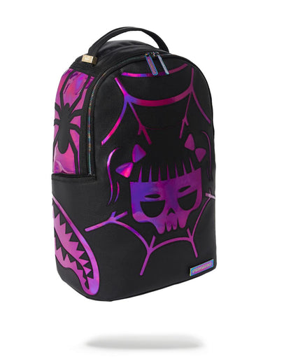 Sprayground CAZZU IRIDESCENT CUT & SEW SPIDER SKULL SHARK BACKPACK (DLXV)