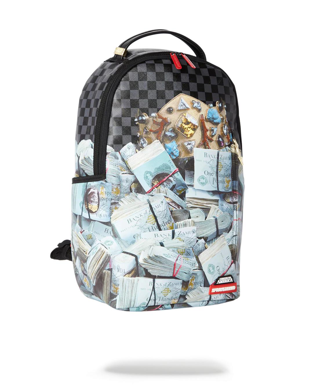 Sprayground BANK STACKS OF ZAMUNDA COMING 2 AMERICA BACKPACK