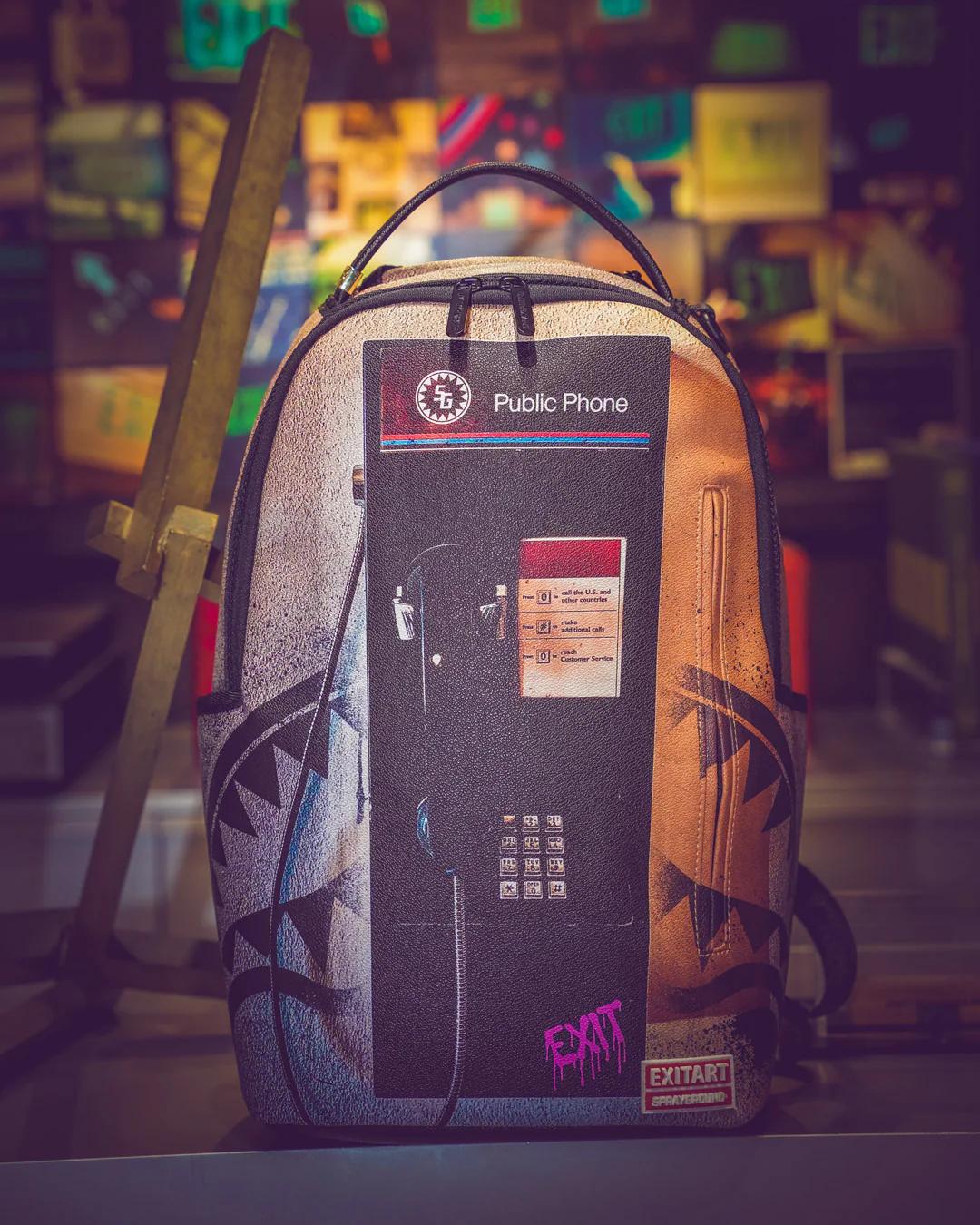 Sprayground EXIT NYC PAYPHONE BACKPACK
