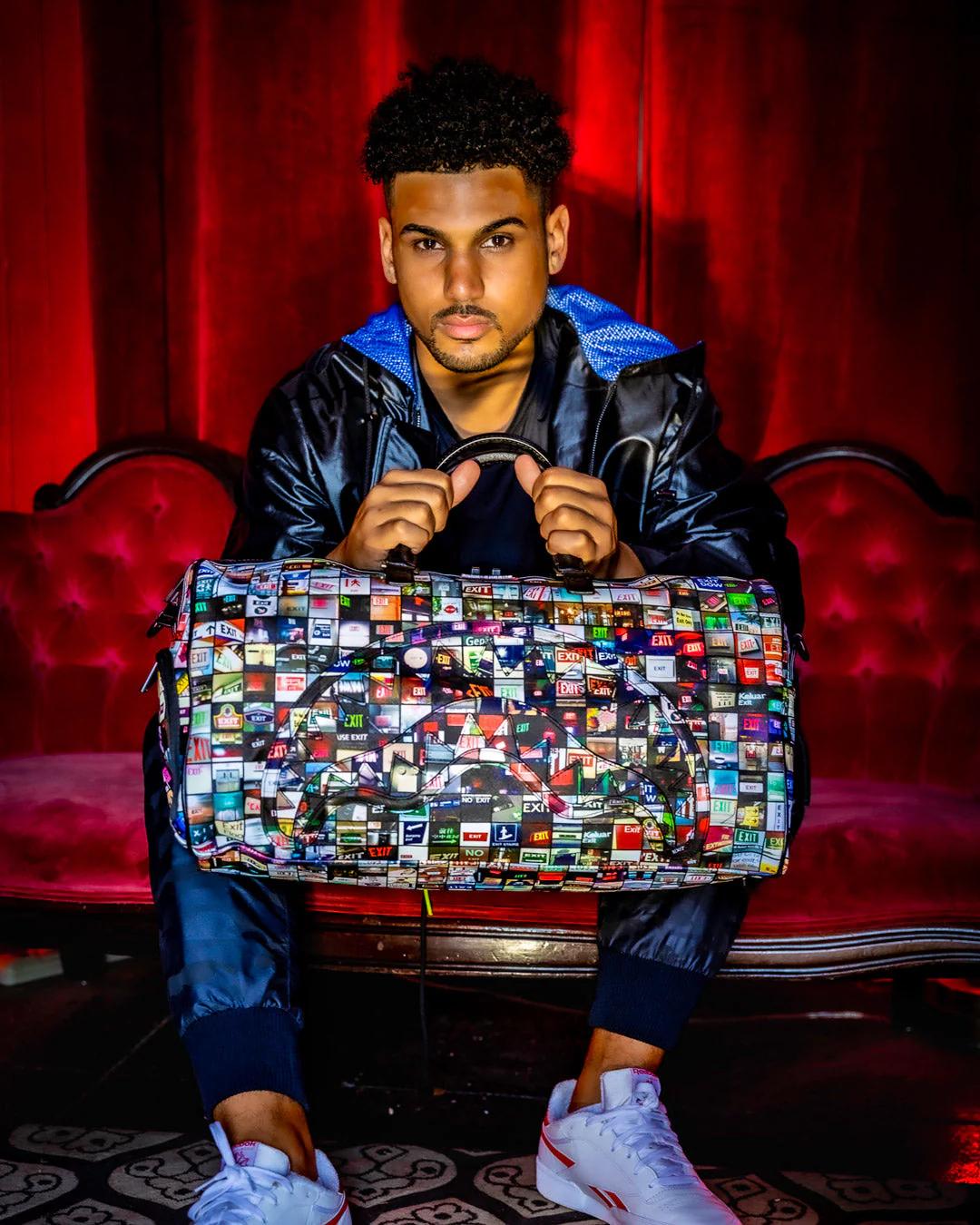 Sprayground EXIT ART COLLAB DUFFLE