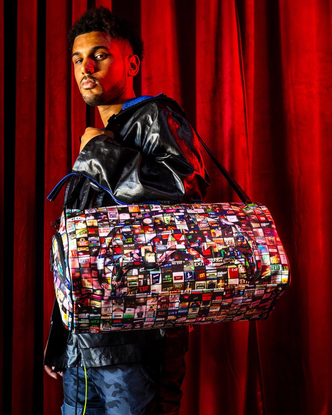 Sprayground EXIT ART COLLAB DUFFLE