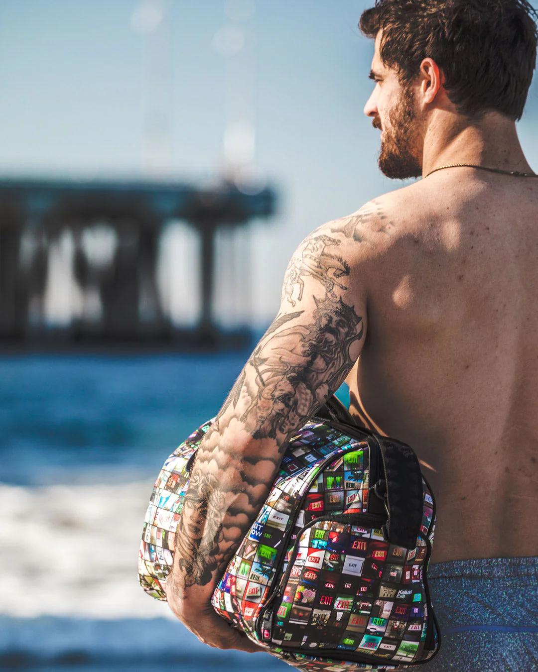 Sprayground EXIT ART COLLAB DUFFLE