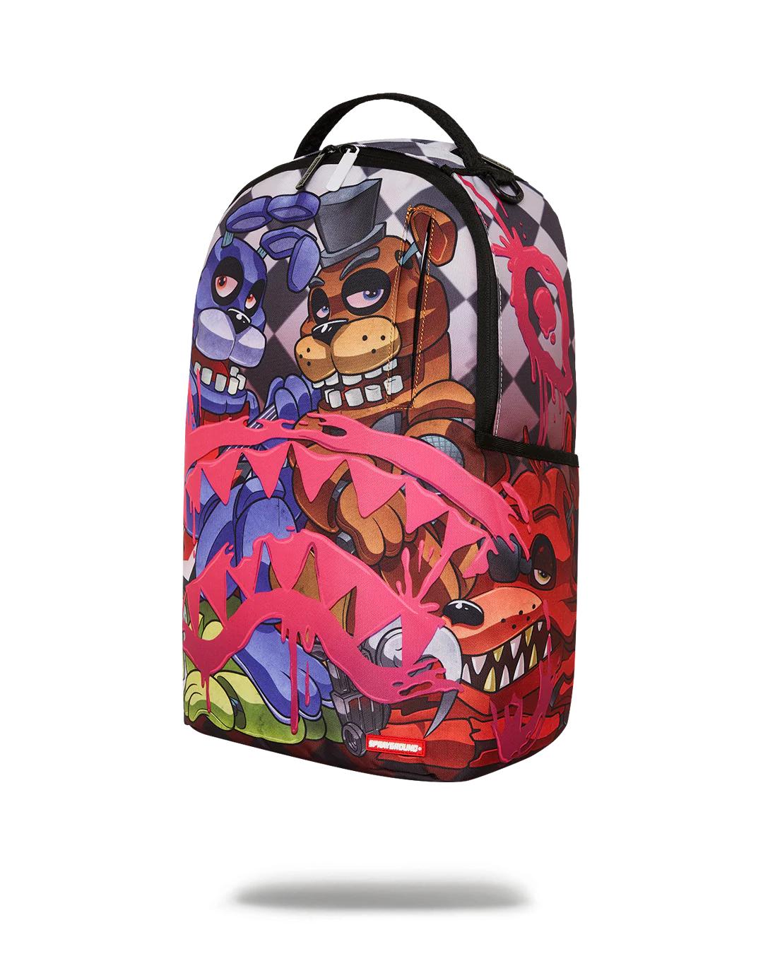 Sprayground FIVE NIGHTS AT FREDDYS CRAMMED CARNAGE DLXR BACKPACK