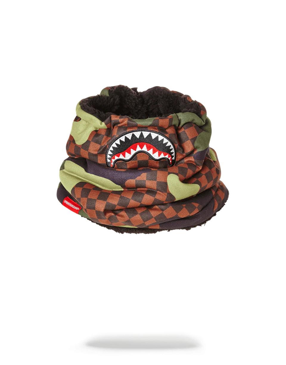 Sprayground CHECKER CAMO NECK WARMER