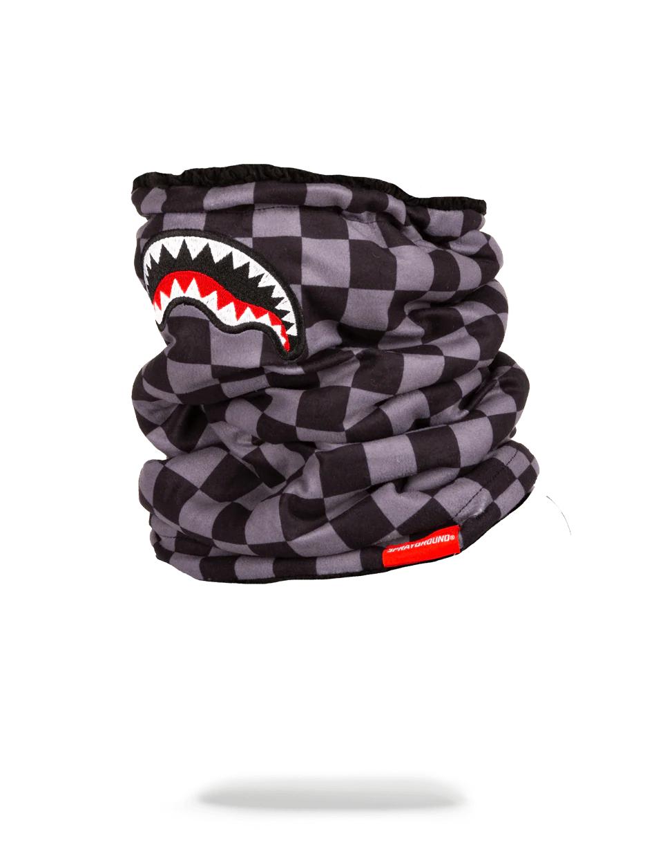 Sprayground CHECKERED SHARK NECK WARMER