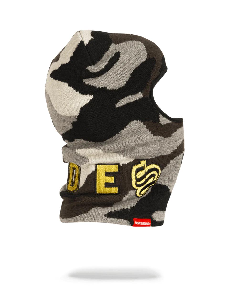 Sprayground DESTROY SKI MASK (GOLD CAMO)