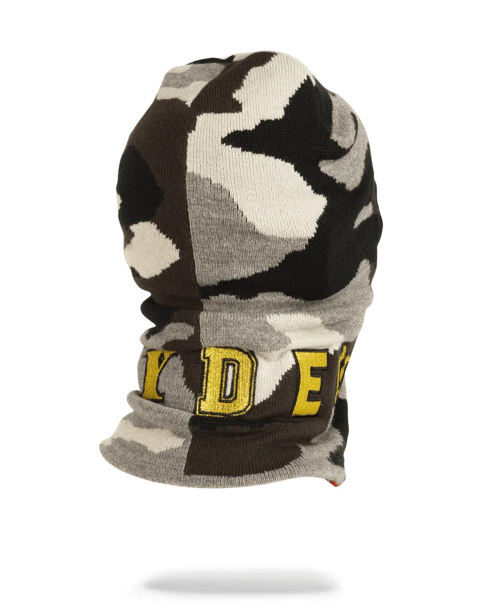 Sprayground DESTROY SKI MASK (GOLD CAMO)