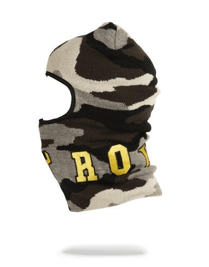 Sprayground DESTROY SKI MASK (GOLD CAMO)