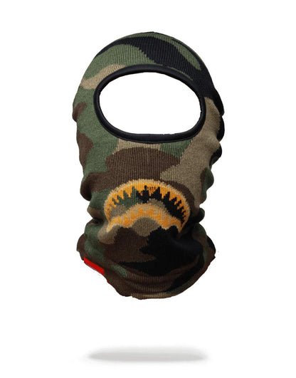 Sprayground GOLD KNIT SHARK MOUTH SKI MASK