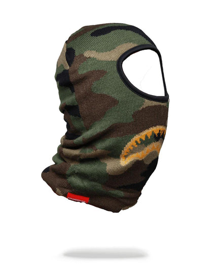 Sprayground GOLD KNIT SHARK MOUTH SKI MASK