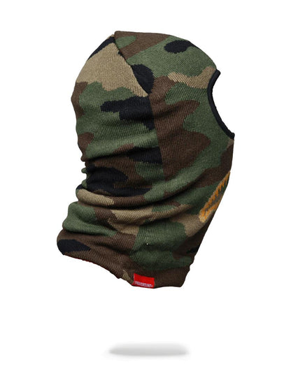 Sprayground GOLD KNIT SHARK MOUTH SKI MASK