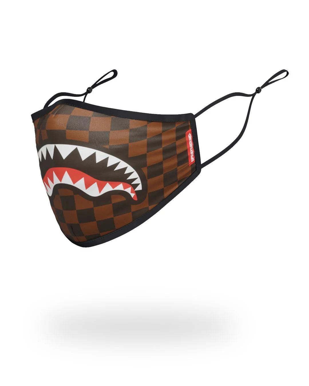 Sprayground ADULT SHARKS IN PARIS (ORIGINAL) FORM FITTING FACE MASK