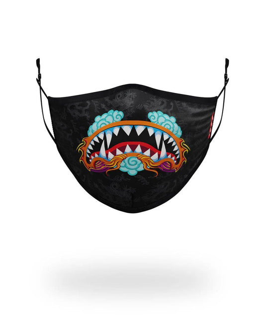 Sprayground ADULT DRAGON SHARK FORM FITTING FACE MASK