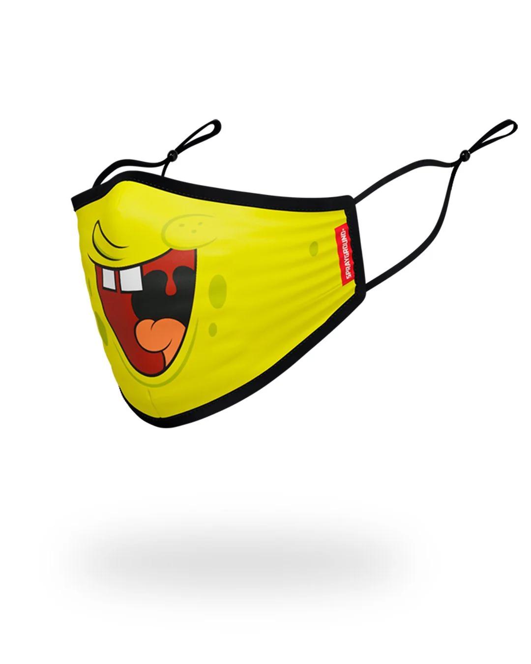 Sprayground ADULT SPONGEBOB SMILE FORM FITTING FACE-COVERING