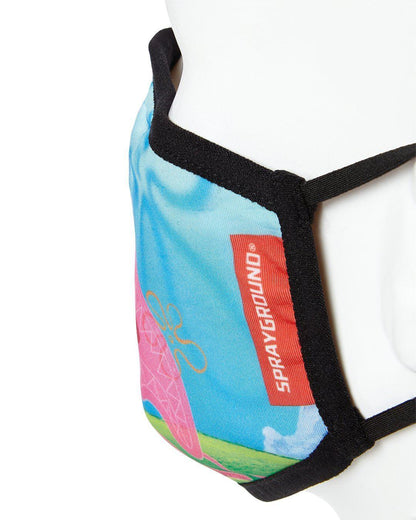 Sprayground ADULT SPONGEBOB JELLY SHARK FORM FITTING FACE-COVERING