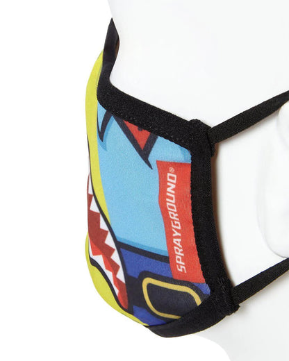 Sprayground ADULT SPONGEBOB OG SHARK FORM FITTING FACE-COVERING