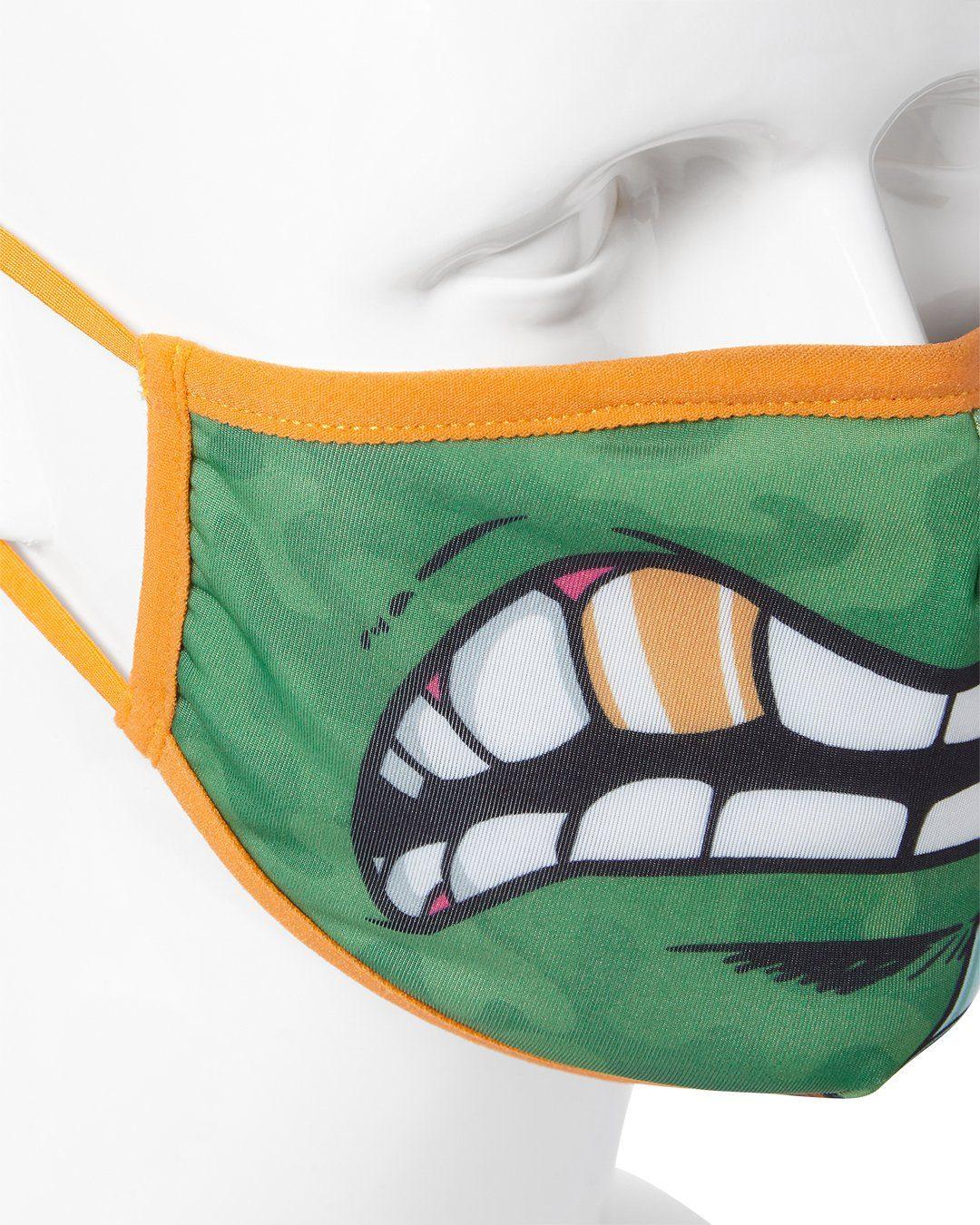 Sprayground ADULT TMNT: MICHELANGELO SHARK FORM FITTING FACE-COVERING