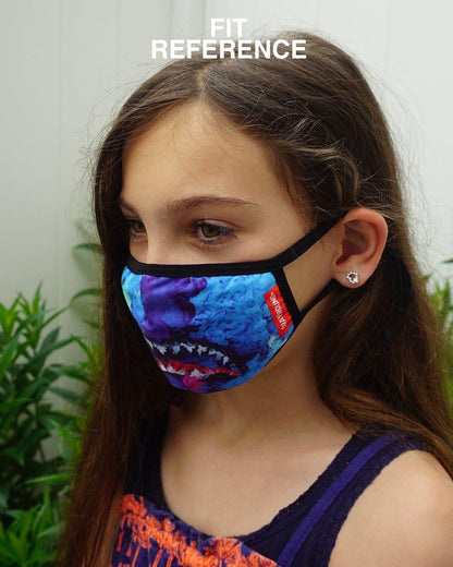 Sprayground KIDS FORM FITTING MASK: SPUCCI LEOPARD