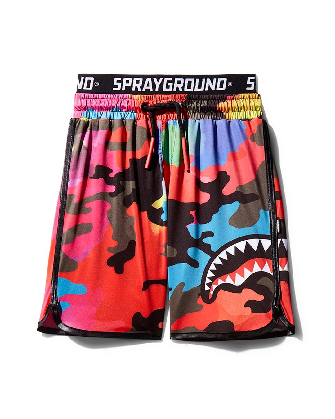 Sprayground KIDS CAMOBURST SWIM TRUNKS