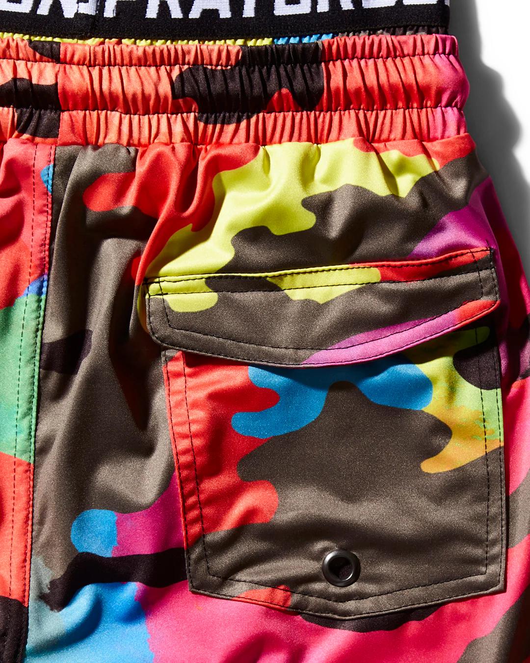 Sprayground KIDS CAMOBURST SWIM TRUNKS