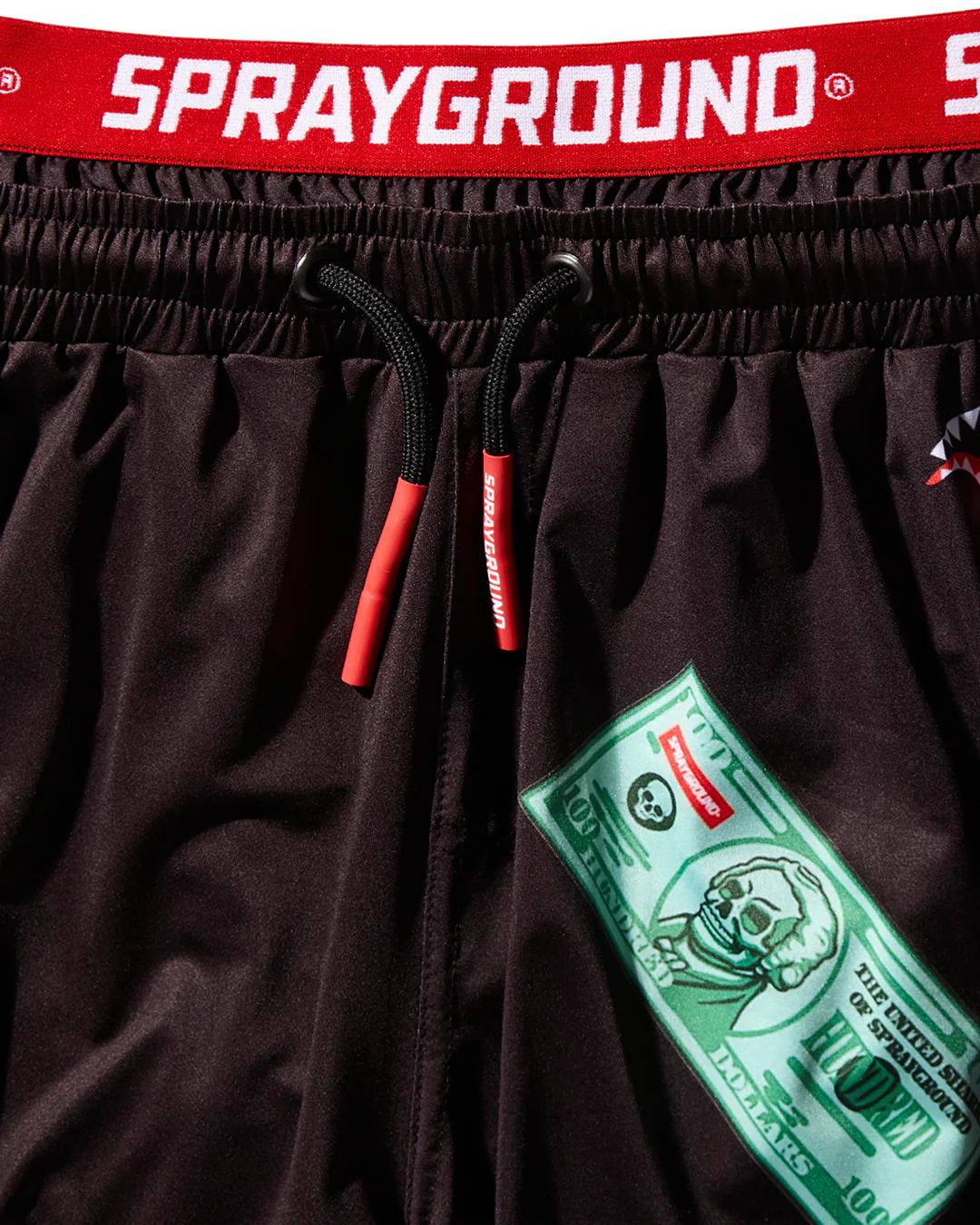 Sprayground PATCH ALL-IN CORTO SWIM TRUNKS (BLACK)