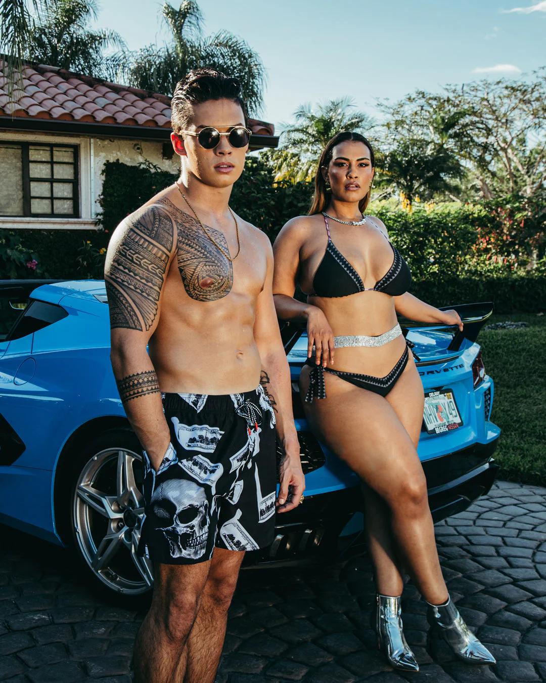 Sprayground MONEY NIGHT SHOTO SWIM TRUNKS