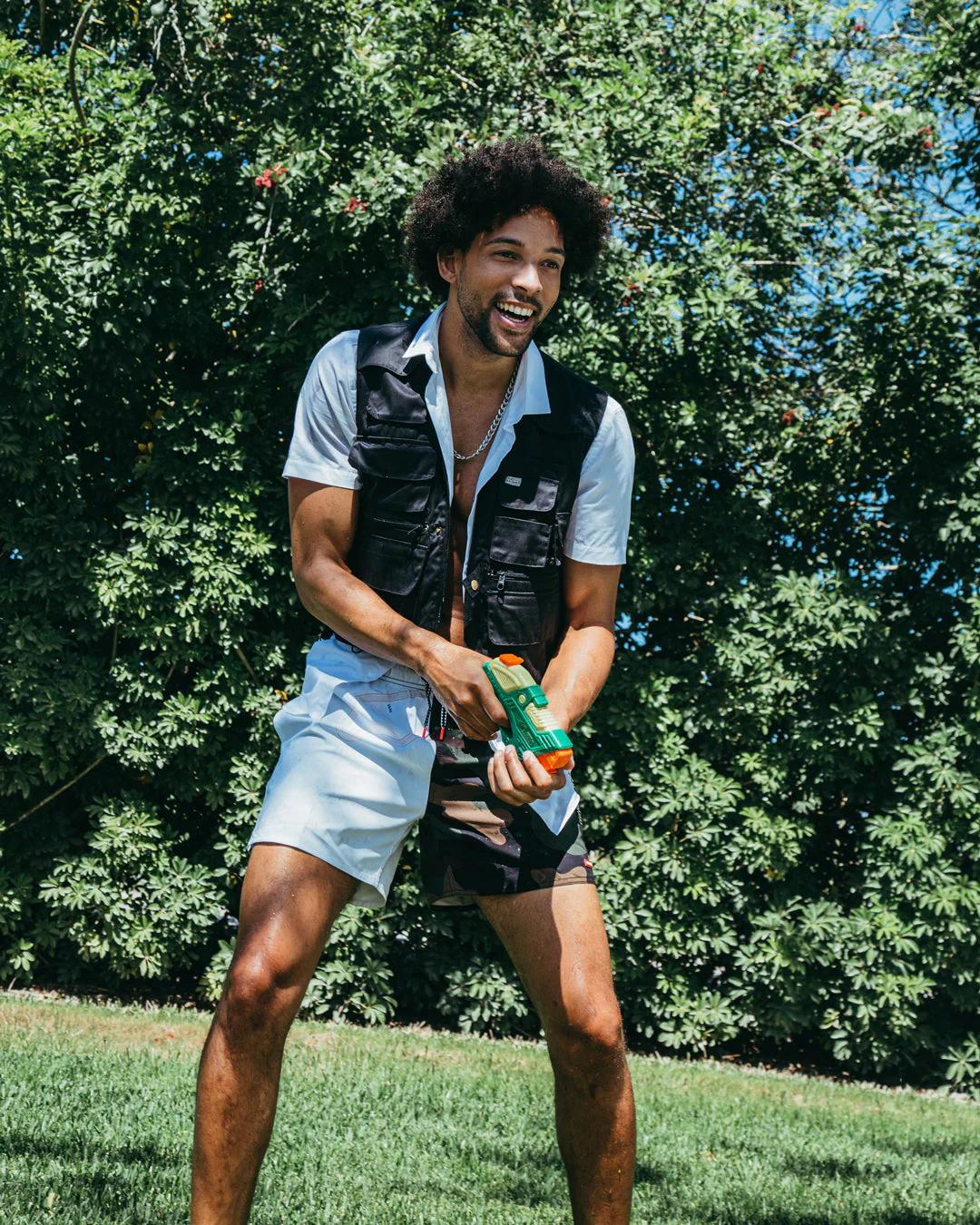 Sprayground SPLIT BITE CAMO SHOTO SWIM TRUNKS