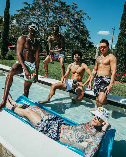 Sprayground SPLIT BITE CAMO SHOTO SWIM TRUNKS