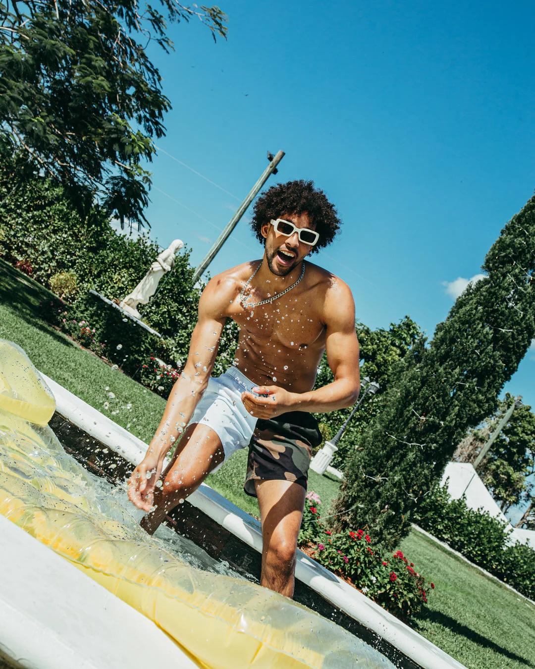 Sprayground SPLIT BITE CAMO SHOTO SWIM TRUNKS