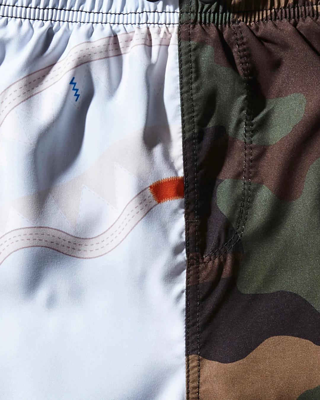 Sprayground SPLIT BITE CAMO SHOTO SWIM TRUNKS