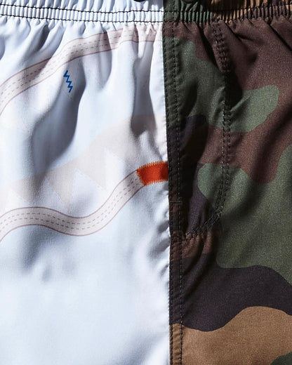 Sprayground SPLIT BITE CAMO SHOTO SWIM TRUNKS