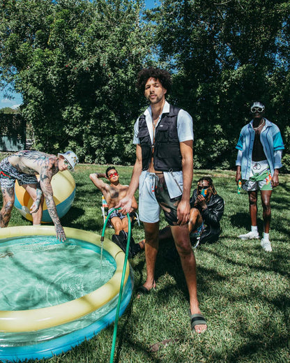 Sprayground SPLIT BITE CAMO SHOTO SWIM TRUNKS