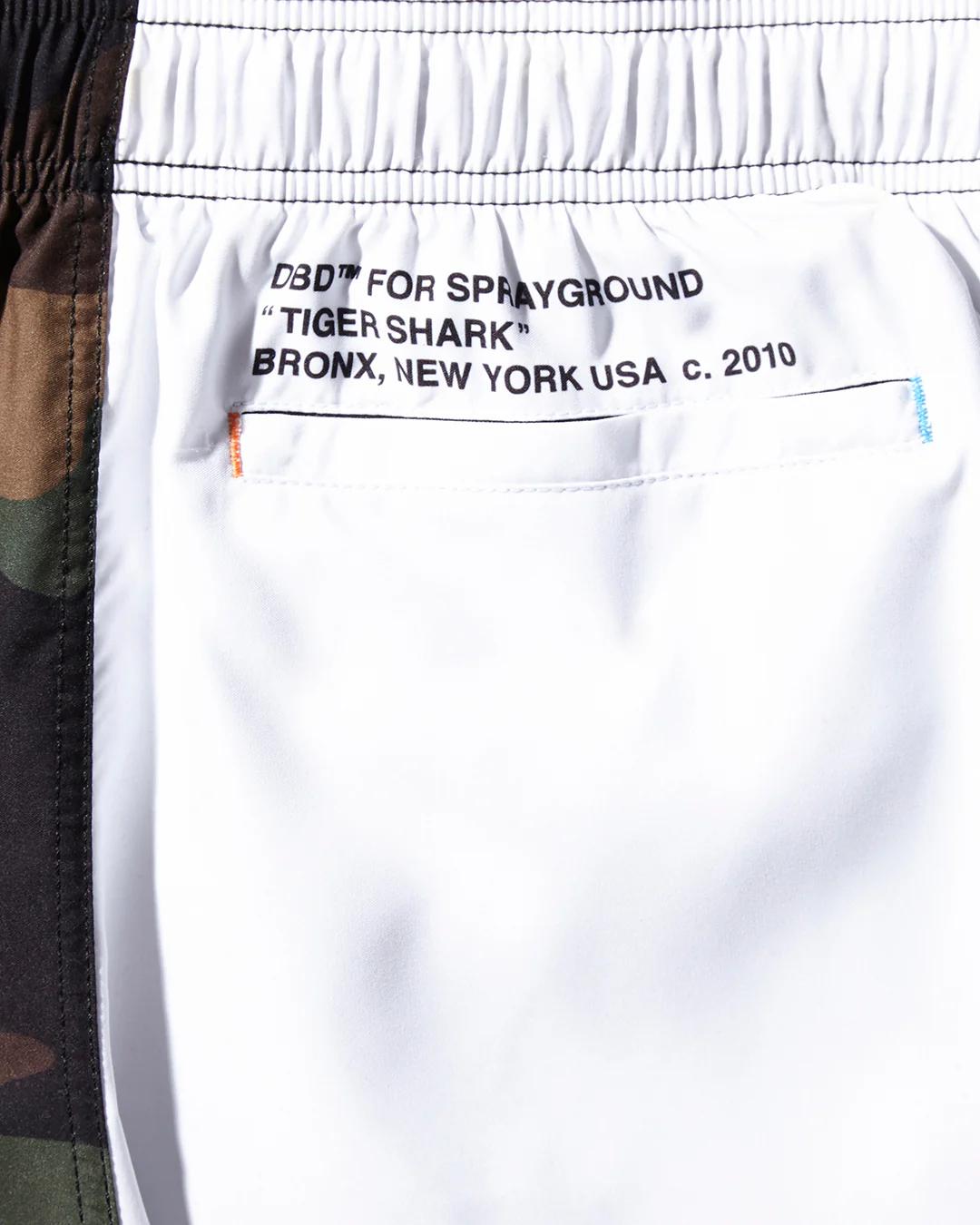 Sprayground SPLIT BITE CAMO SHOTO SWIM TRUNKS