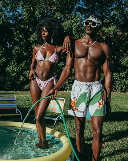 Sprayground WTF ART SHOTO SWIM TRUNKS