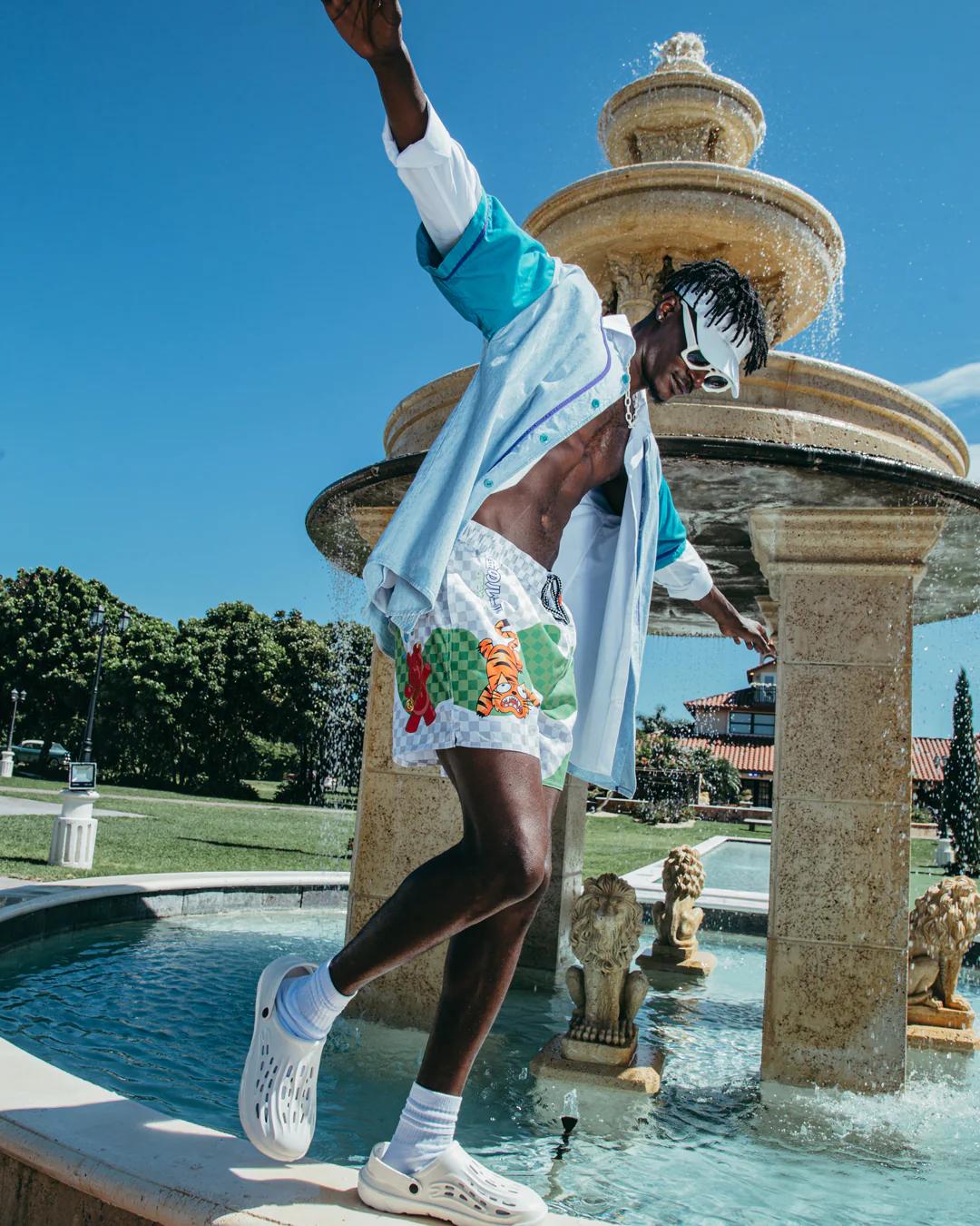 Sprayground WTF ART SHOTO SWIM TRUNKS