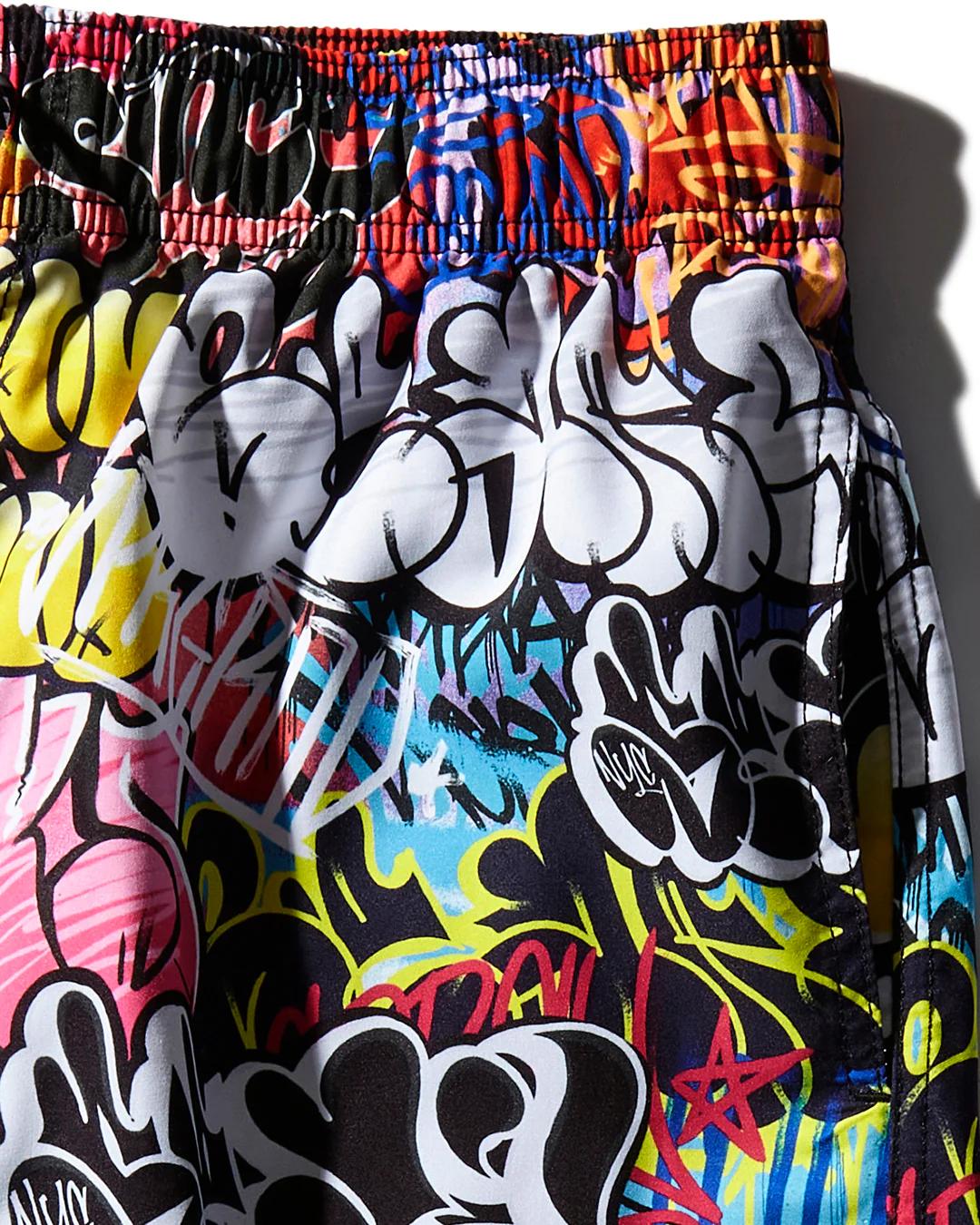 Sprayground HALF GRAFF SHOTO SWIM TRUNKS