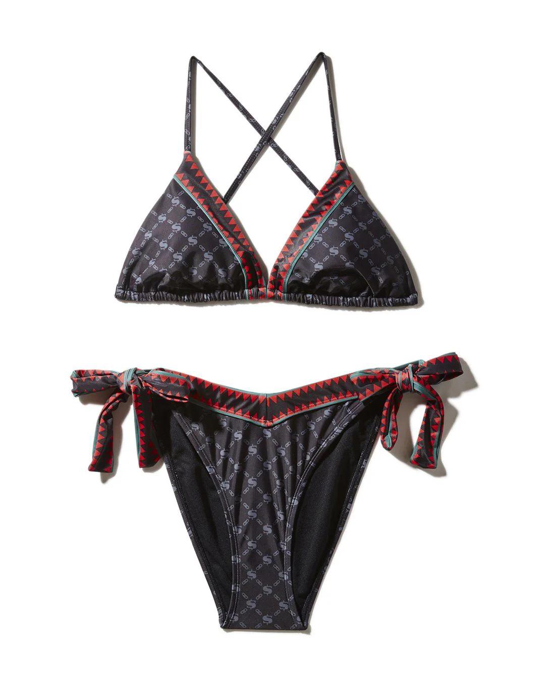 Sprayground MIDNIGHT MONEY PATTERN BIKINI