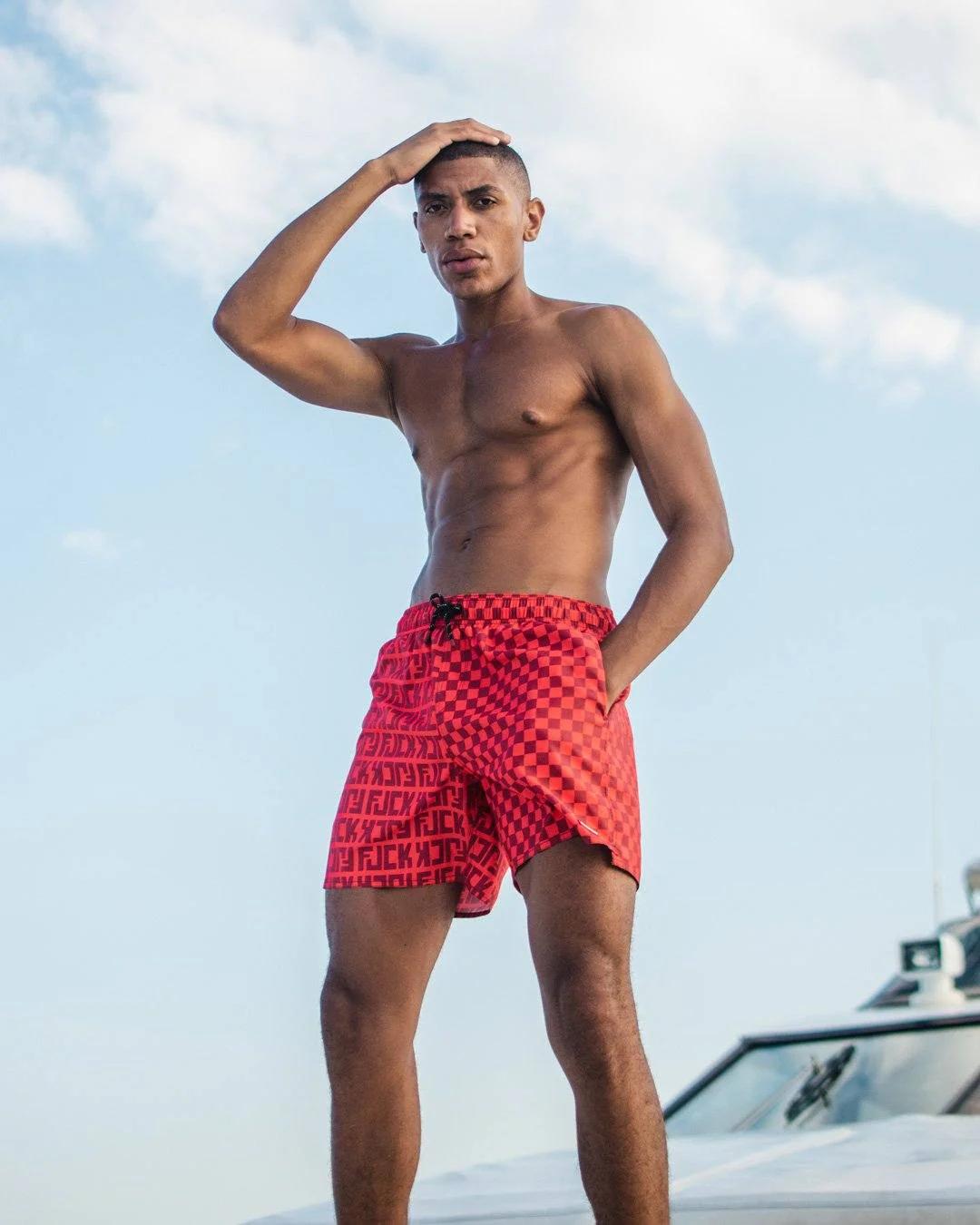 Sprayground VENI VIDI VICI SHOTO SWIM TRUNKS