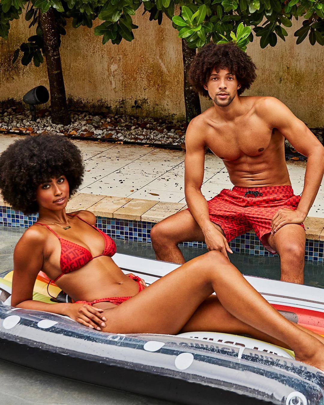 Sprayground VENI VIDI VICI SHOTO SWIM TRUNKS