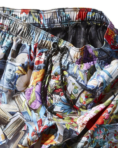 Sprayground FLORAL MONEY SHOTO SWIM TRUNKS