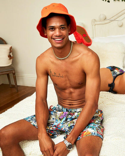 Sprayground FLORAL MONEY SHOTO SWIM TRUNKS
