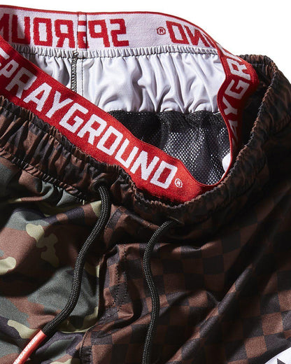 Sprayground KIDS CHECKS & CAMO SWIM TRUNKS